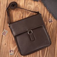 listonoszka damska skórzana mała torebka damska brązowa br