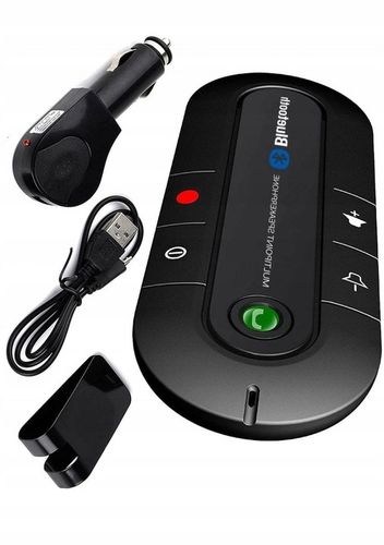 ZESTAW GŁOŚNOMÓWIĄCY SAMOCHODOWY BLUETOOTH 4.1 na Arena.pl