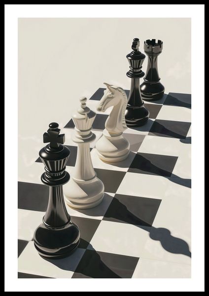 Plakat 40x60cm Szach i Mat zdjęcie 3