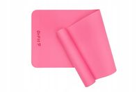 Mata gimnastyczne do jogi DrFit 183cm x 61cm róże i fiolety + worek zestaw