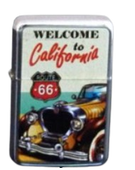 Zapalniczka Benzynowa z Nadrukiem Starego Samochodu Gentelo