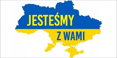 MAGNES NA samochód auto SOLIDARNI Z UKRAINĄ 2x na Arena.pl