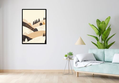 Plakat 68x98cm Jesień w Wzgórzach na Arena.pl