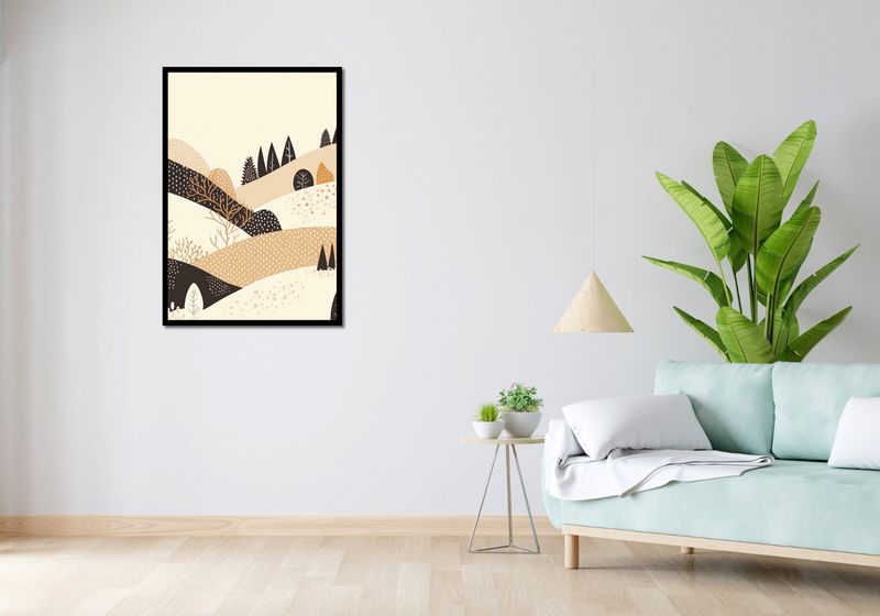 Plakat 68x98cm Jesień w Wzgórzach zdjęcie 4