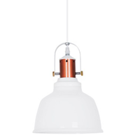 Zwisowa lampa nad stół Darling AZ2143 Azzardo industrialna biała