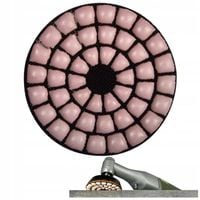 PROXXON Tarcza pad polerski diamentowy 50mm WP/E WP/A gres P400 3szt 28659