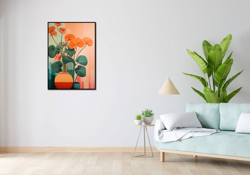 Plakat 64x90cm Kwiatowa Harmonia zdjęcie 4