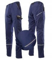 Spodnie robocze monterskie Bawełna 100% granatowe do pracy Brixton r. 48
