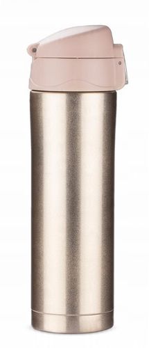 KUBEK LOCK 440 ML ZŁOTY termiczny szczelny z blokadą i izolacją próżniową na Arena.pl