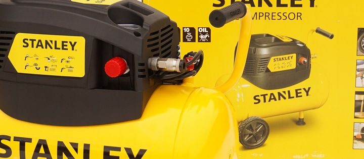 STANLEY KOMPRESOR BEZOLEJOWY SPRĘŻARKA 24L 10bar zdjęcie 6