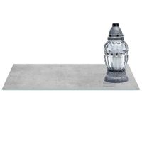 SZKLANA PODSTAWKA POD ZNICZE  z dedykacją 60x30cm Beton 130d