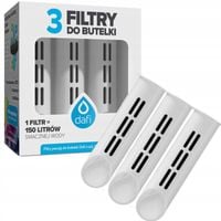 3x Filtry wkłady do butelki filtrującej Dafi Solid Steel Soft