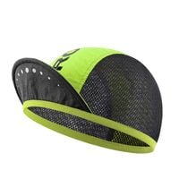 czapka rowerowa kolarska z daszkiem pod kask - zielona