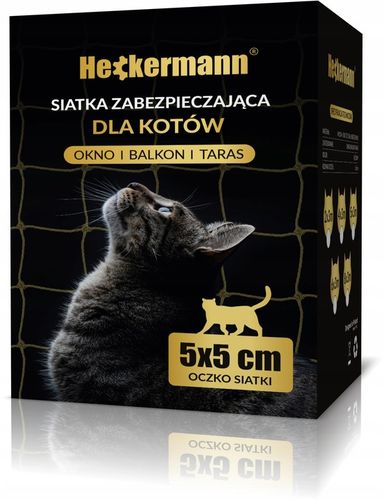 SIATKA NA BALKON Z DRUCIKIEM PREMIUM DLA KOTA BEZ WIERCENIA ZESTAW 8x3m na Arena.pl