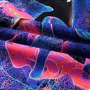 Dekoracja ŚCIENNA UV OBRAZ Fluorescencyjny ODBLASK Tęczowe Drzewo na Arena.pl