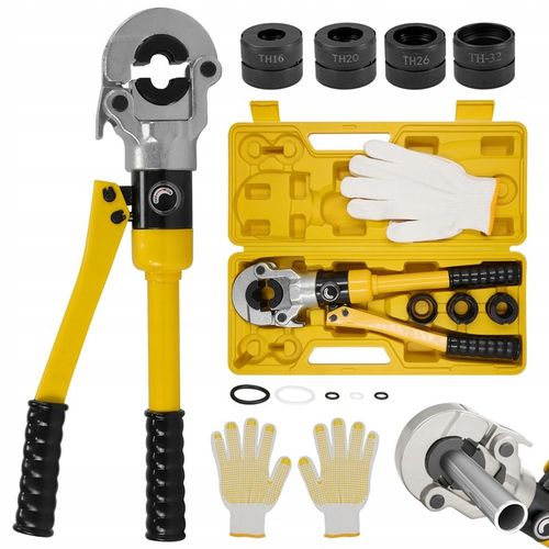 PRASKA ZACISKARKA DO RUR PEX HYDRAULICZNA 16-32mm PRASA SZCZYPCE na Arena.pl