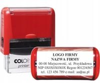PIECZĄTKA automatyczna 47x18 COLOP C30 logo firmy nazwa firmy