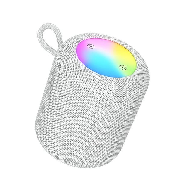 Głośnik bluetooth LED 5W 3h Hoco HC30 szary zdjęcie 1