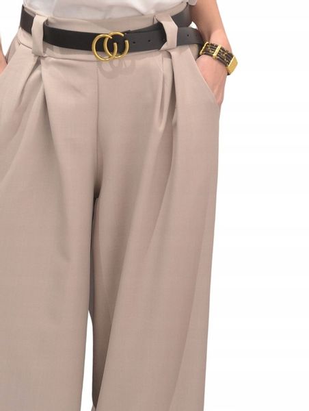 SPODNIE spódnico-spodnie Szeroka Nogawka zdjęcie 3