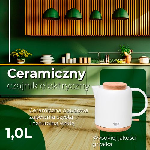 AD 1304 Czajnik ceramiczny elektryczny 1,0L na Arena.pl