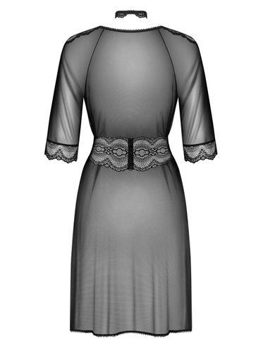 Lucita peniuar czarny - Obsessive S/M na Arena.pl