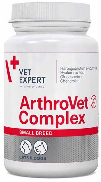 VETEXPERT Arthrovet HA Complex Small Breed & Cats 60 Kapsułek zdjęcie 1