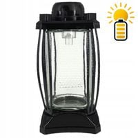 Znicz SOLARNY Znicz na Grób Czarna Kapliczka Lampion Czarny Znicz LED