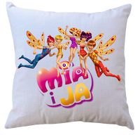 Poduszka z wkładem Mia i Ja