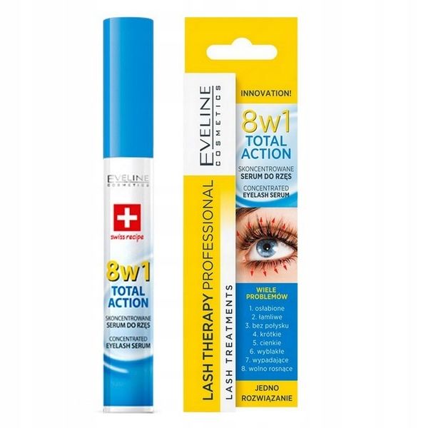EVELINE SERUM PRZYSPIESZAJĄCE WZROST RZĘS 8w1 zdjęcie 1