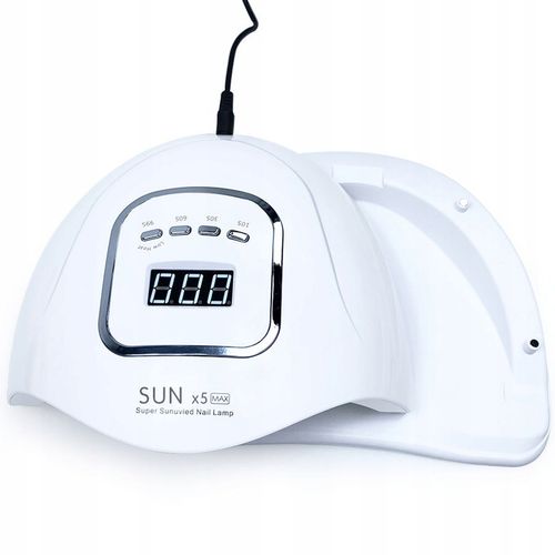LAMPA DO PAZNOKCI SUN X5 MAX UV LED DO HYBRYD ŻELI MOCNA 80W HYBRYDY na Arena.pl
