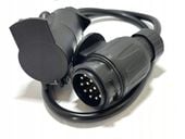 Adapter PRZEJŚCIÓWKA PRZYCZEPY 13 na 7 pin 13/7 KABEL redukcja HAKA wtyk