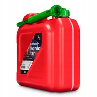 KANISTER PALIWOWY na PALIWO HDPE DWA UCHWYTY LEJEK i korek z USZCZELKĄ 10L