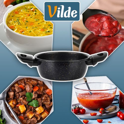 Garnek granitowy BASIC LINE 16 cm, 1,2 l na Arena.pl