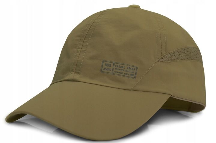 CZAPKA z Daszkiem Przewiewna Bejsbolówka z Siatką ZIELONA KHAKI Pako Jeans zdjęcie 1