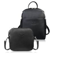 plecak damski skórzany ay-26 i mała torebka na ramię