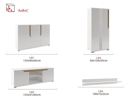 Meble systemowe LANCO zestaw 4 na Arena.pl