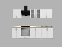 BRYGIDA zestaw szafek mebli kuchennych 280 cm POŁYSK