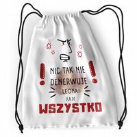 Plecak Dla Leona Sportowy Szkolny Worek Torba Z Nadrukiem Ze Zdjęciem
