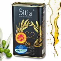 GRECKA oliwa z oliwek Extra Virgin PREMIUM SITIA 0,2% 1L świeża aż do 06/27