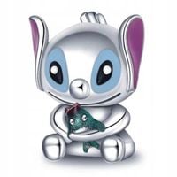 Zawieszka SREBRO 925 Charms Koralik Disney Stitch