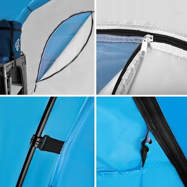 Namiot Turystyczny Kempingowy 4 Osobowy Wodoodporny Tropik Dwa Wejścia zdjęcie 14