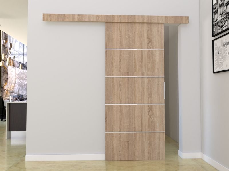 DRZWI PRZESUWNE B100 106X205cm, 4 KOLORY zdjęcie 1