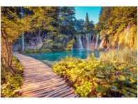 120CM 80CM OBRAZ ŚCIENNY JEZIORO PLITVICE JESIENIĄ