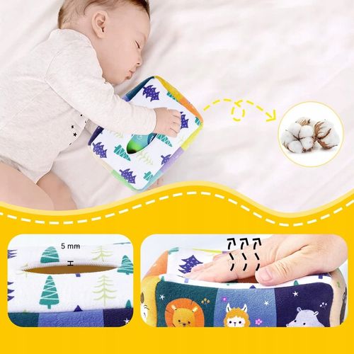 SORTER PUDEŁKO Z CHUSTECZKAMI ZWIERZĄTKA PLUSZOWE MONTESSORI SENSORYCZNE na Arena.pl