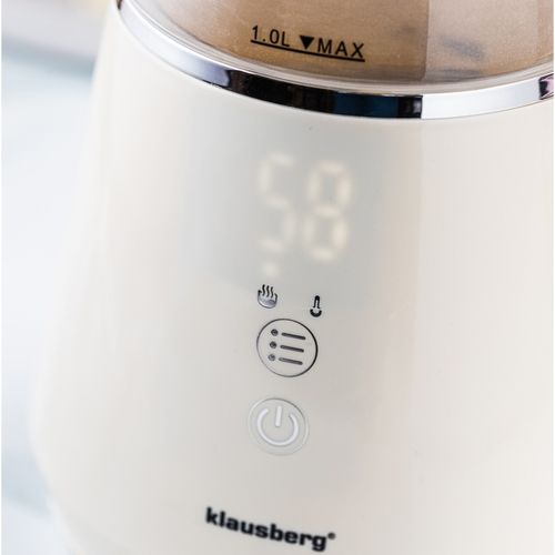 Czajnik elektryczny Klausberg KB-7893 szklany LED 1L Programy temperatury na Arena.pl