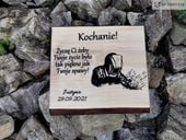 Drewniany prezent dla spawacza grawer urodziny 40 50 60 personalizowany