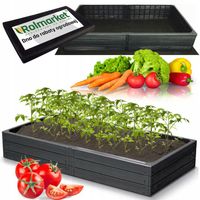 Grządka Ogrodowa Podwyższona Rabata Duża Warzywniak Skrzynka Warzywa + Dno