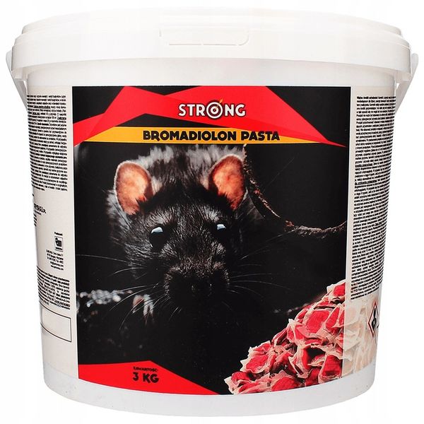 STRONG TRUTKA PASTA na GRYZONIE 3 kg bromadiolon zdjęcie 3