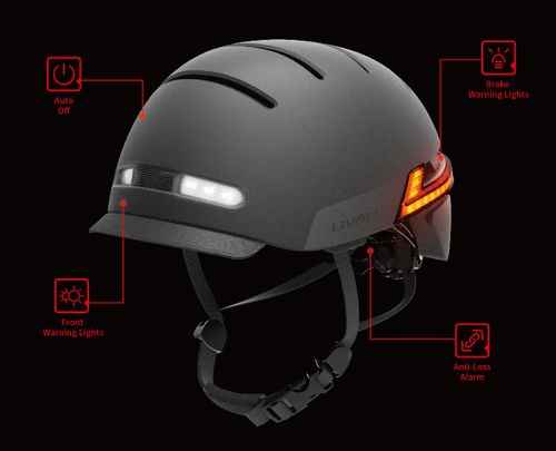 Livall BH51M Neo Smart Kask Miejski Bluetooth LED/SOS Roz. M na Arena.pl