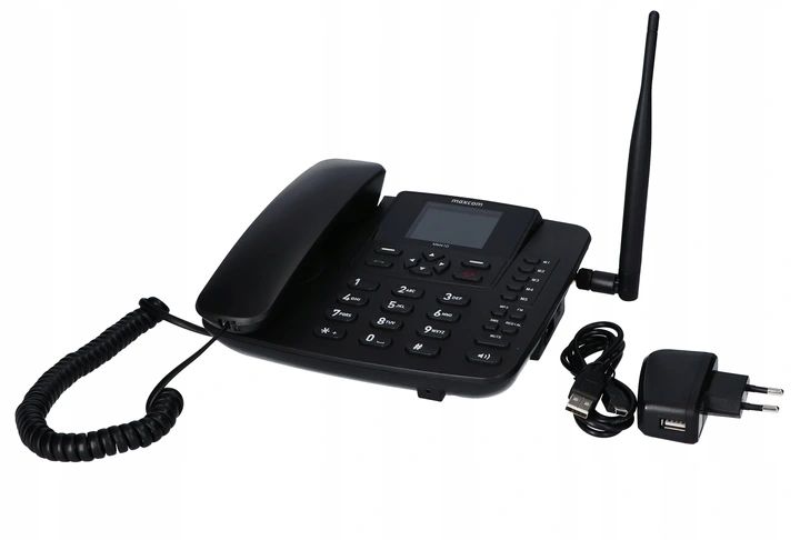Telefon Stacjonarny Maxcom Mm41D Biurkowy Sim zdjęcie 4